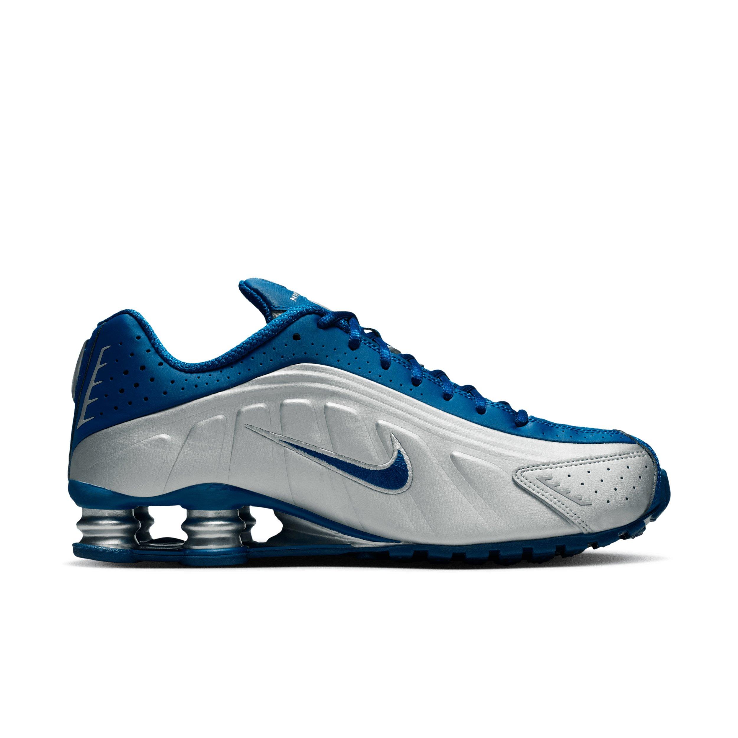 Nike Shox R4 Men's Shoe Court Blue/White | Hibbett